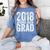 2018 Political Science Graduation Graduate Degree Women's Comfort Colors T-Shirt Blue Jean