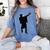 2019 Football Graduation Dab Shirt- Dabbing Graduate Women's Comfort Colors T-Shirt Blue Jean