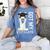 2022 Graduate Graduation For Him Her Got My Dip-Llama Women's Comfort Colors T-Shirt Blue Jean