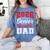 2026 Senior Band Dad Class Of 2026 Band Parent Graduation Women's Comfort Colors T-Shirt Blue Jean