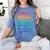 2nd Grade 2021 Graduate Quarantine Second Grade Graduation Women's Comfort Colors T-Shirt Blue Jean
