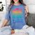 3rd Grade 2021 Graduate Quarantine Third Grade Graduation Women's Comfort Colors T-Shirt Blue Jean