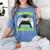 3rd Grade Level Complete Gamer Class Of 2026 Graduation Women's Comfort Colors T-Shirt Blue Jean