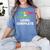 3rd Grade Level Complete Third Grade Graduation Women's Comfort Colors T-Shirt Blue Jean