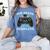 4th Grade Level Complete Gamer 4 Grade Graduation Women's Comfort Colors T-Shirt Blue Jean