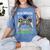 5th Grade Level Complete Gaming Graduation Class 2023 Gamer Women's Comfort Colors T-Shirt Blue Jean