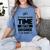 Adult College Graduation Women's Comfort Colors T-Shirt Blue Jean