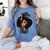 African Woman Educated Graduation 2019 Proud Women's Comfort Colors T-Shirt Blue Jean