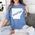 Arkansas Nursing Nurse Graduation Women's Comfort Colors T-Shirt Blue Jean
