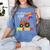 My Baby Just Crushed Preschool Graduation Women's Comfort Colors T-Shirt Blue Jean