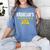 Bachelors Degree Graduation Senior Celebration Grad Party Women's Comfort Colors T-Shirt Blue Jean
