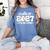Back To School 2027 Baseball 2027 Graduation Class Of 2027 Women's Comfort Colors T-Shirt Blue Jean