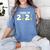 Band Geek Music Class Of 2020 Graduation Women's Comfort Colors T-Shirt Blue Jean