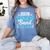 Band Senior Sister Class Of 2026 Senior Band Graduation Women's Comfort Colors T-Shirt Blue Jean