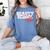 Beauty School Graduation Class Of 2018 Women's Comfort Colors T-Shirt Blue Jean