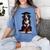 Bernese Mountain Dog Graduation Cap Graduate Training School For Men Women Girls Kids Women's Comfort Colors T-Shirt Blue Jean