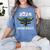 Biology Class Of 2024 Emerging Graduation For Him Women's Comfort Colors T-Shirt Blue Jean