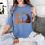 Black Queen With a Masters Degree Melanin Girls Graduation Women's Comfort Colors T-Shirt Blue Jean