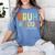 Bruh We Out 3rd Graders Third Grade Graduation Women's Comfort Colors T-Shirt Blue Jean