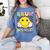 Bruh We Out 5th Graders Fifth Grade Graduation Class 2025 Women's Comfort Colors T-Shirt Blue Jean