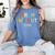 Bruh We Out Seniors Graduation Senior Graduate Women's Comfort Colors T-Shirt Blue Jean