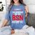 BSN Nurse Graduation Essentials BSN Nursing School Student Women's Comfort Colors T-Shirt Blue Jean
