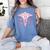 Caduceus Shirt Occupational Therapist Assistant Graduation Women's Comfort Colors T-Shirt Blue Jean