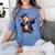 Capybara Graduation Dabbing Capy Wearing Graduate Gown Women's Comfort Colors T-Shirt Blue Jean