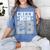 Cheer Mom Senior 2026 Cheerleaders Graduation Mother Women's Comfort Colors T-Shirt Blue Jean
