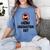 Chemo Graduation Day Victory Support Shirt Women's Comfort Colors T-Shirt Blue Jean