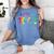 Class Of 1962 School Reunion College Highschool Graduation Women's Comfort Colors T-Shirt Blue Jean
