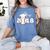 Class Of 2018 Baseball Senior Graduation Shirt Grad Women's Comfort Colors T-Shirt Blue Jean