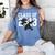 Class Of 2018 Graduation Dabbing Panda Bear Women's Comfort Colors T-Shirt Blue Jean