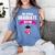 Class Of 2018 Preschool Graduation Girls Pre K Women's Comfort Colors T-Shirt Blue Jean