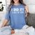 I Did It Class Of 2018 Senior Graduation Shirt Women's Comfort Colors T-Shirt Blue Jean