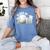 Class Of 2018 Shirts Graduation Senior Golf Women's Comfort Colors T-Shirt Blue Jean