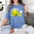 Class Of 2018 Shirts Graduation Senior Tennis Shirt Women's Comfort Colors T-Shirt Blue Jean