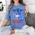 Class Of 2021 Graduate Kawaii Anime Girl School Graduation Women's Comfort Colors T-Shirt Blue Jean