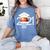 Class 2021 Graduation Senior Basketball Player Women's Comfort Colors T-Shirt Blue Jean