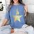 Class Of 2021 Senior Year Musical Style Graduation For Grad Women's Comfort Colors T-Shirt Blue Jean