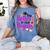 Class Of 2022 Four Degrees Hotter Graduation Day Master Grad Women's Comfort Colors T-Shirt Blue Jean