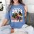 Class Of 2022 Monster Truck Graduation Cap Retro Sunset Boy Women's Comfort Colors T-Shirt Blue Jean