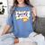 Class Of 2022 Senior Year 90's TV Style Graduation For Grad Women's Comfort Colors T-Shirt Blue Jean