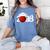 Class Of 2023 Graduation For Him Her Bowling Women's Comfort Colors T-Shirt Blue Jean