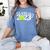 Class Of 2023 Graduation Senior Tennis Player Women's Comfort Colors T-Shirt Blue Jean