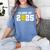Class Of 2025 Graduation Waterpolo Senior 2025 Women's Comfort Colors T-Shirt Blue Jean