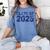 Class Of 2025 Grow With Me Future Graduation Year Women's Comfort Colors T-Shirt Blue Jean