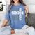 Class Of 2025 Senior 2025 Back To School 2025 Graduation 25 Women's Comfort Colors T-Shirt Blue Jean