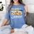 Class Of 2025 Senior Graduate 2025 Graduation Class Women's Comfort Colors T-Shirt Blue Jean
