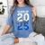 Class Of 2025 Senior Graduation 2025 Blue Women's Comfort Colors T-Shirt Blue Jean